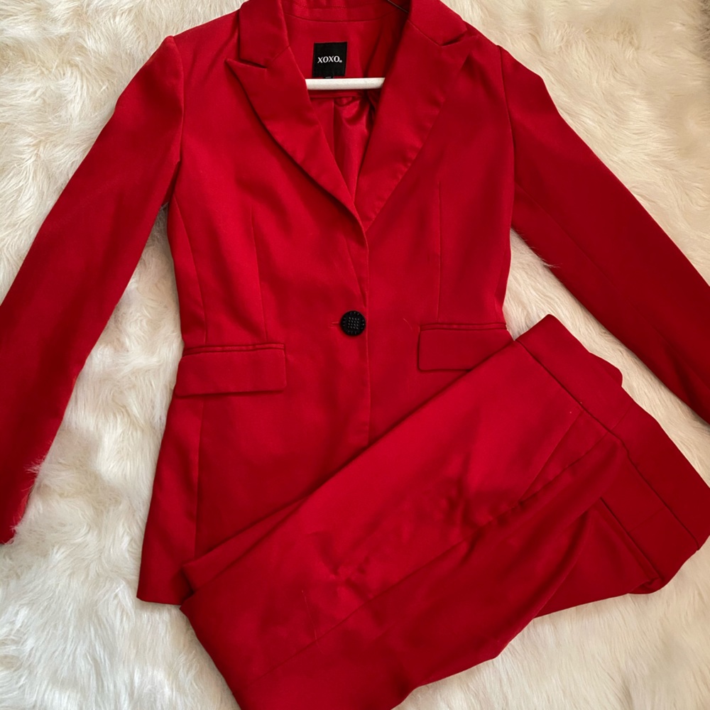 XOXO Red Pant Suit